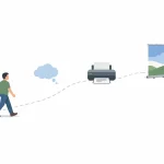 Guide visuel pour kakémono publicitaire pas cher. Étapes simplifiées pour créer votre roll-up économique et efficace.