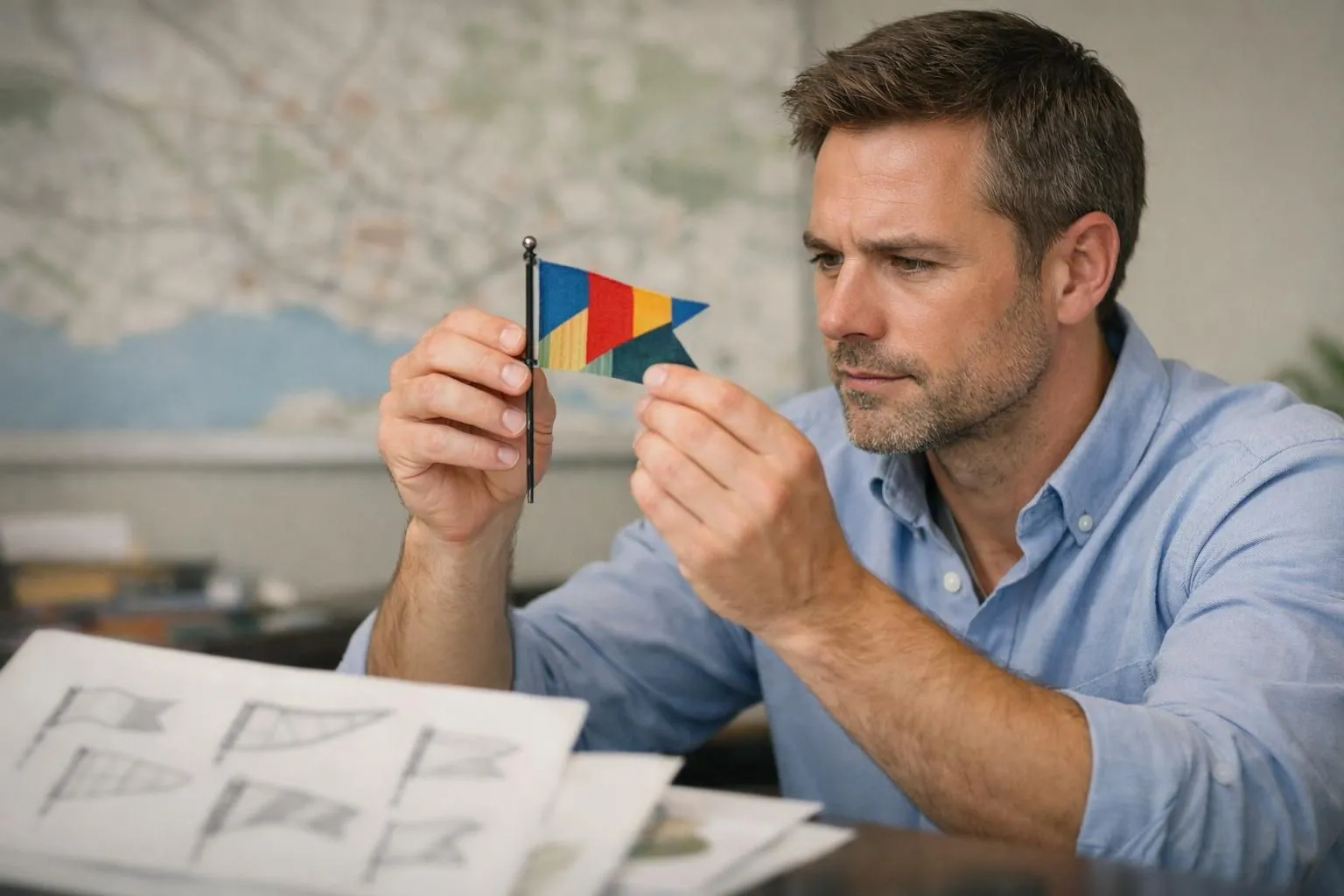 Guide complet pour enseignes drapeau personnalisées: un pro planifie une campagne publicitaire locale réussie en Suisse Roman