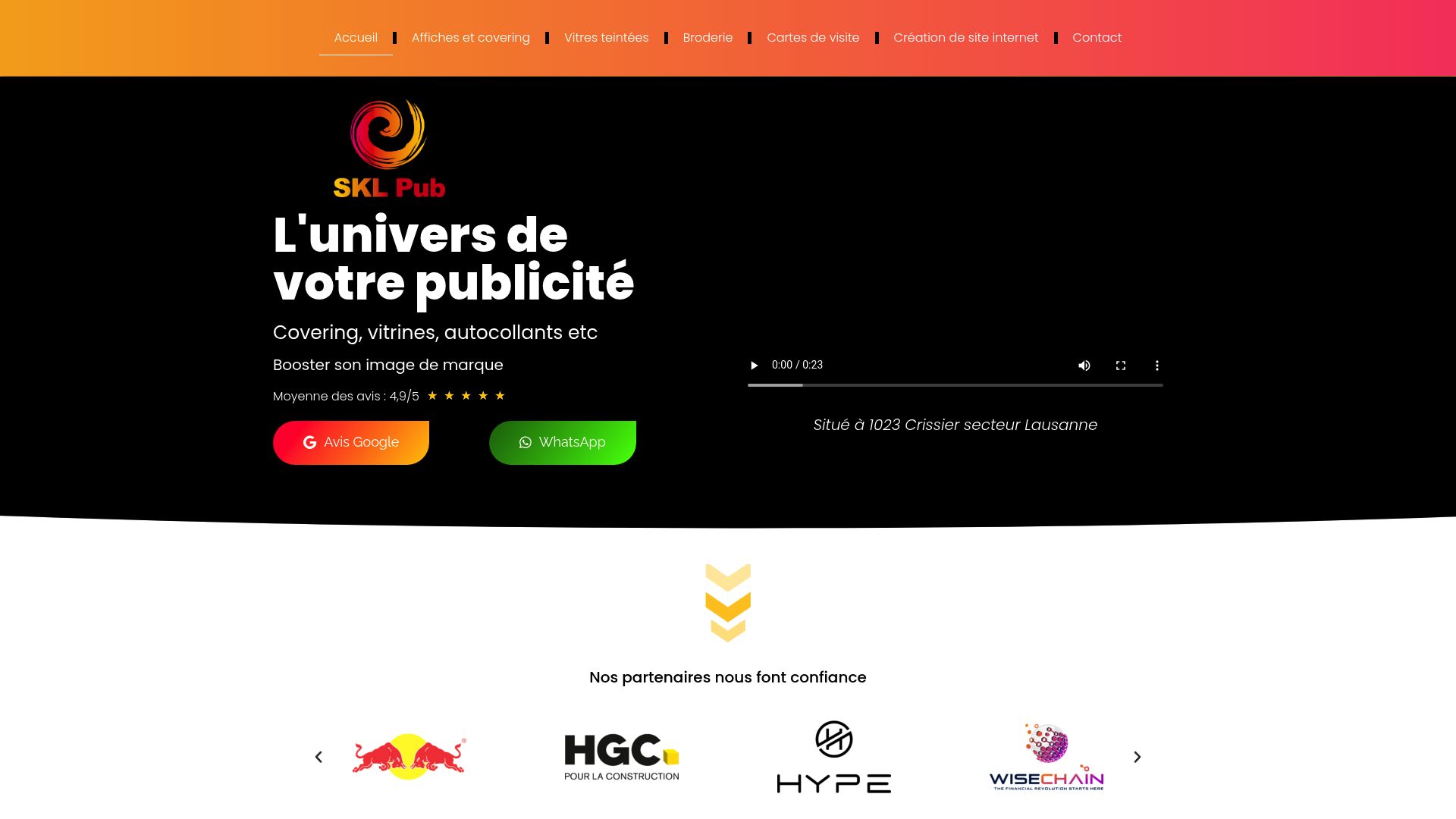 Screenshot of sklpub.ch