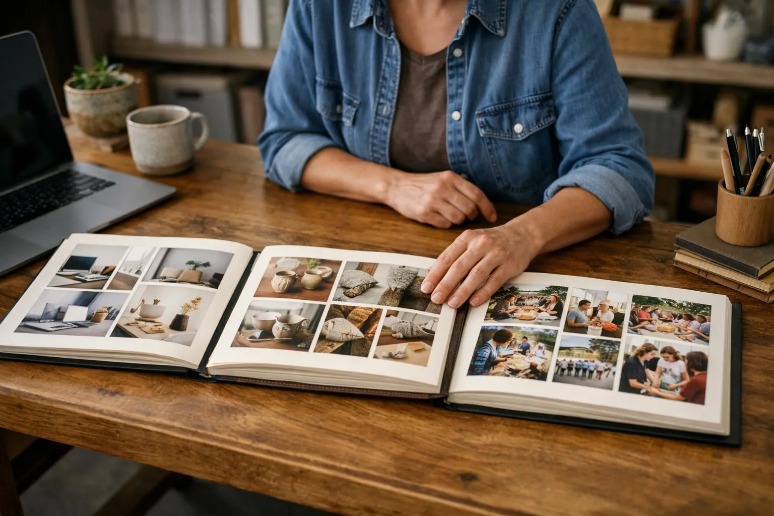 Entrepreneur à Lausanne évaluant le meilleur créateur de site web pour PME, comparant styles et options.