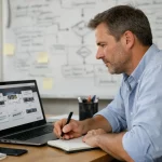 "Un entrepreneur de PME crée son site internet en 2026 avec un guide complet"