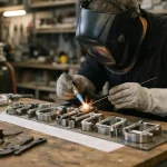 "Un artisan suisse crée un néon personnalisé pour un commerce dans un atelier"