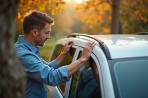 Autocollant publicitaire pour voiture, un entrepreneur suisse en action, guide 2026.
